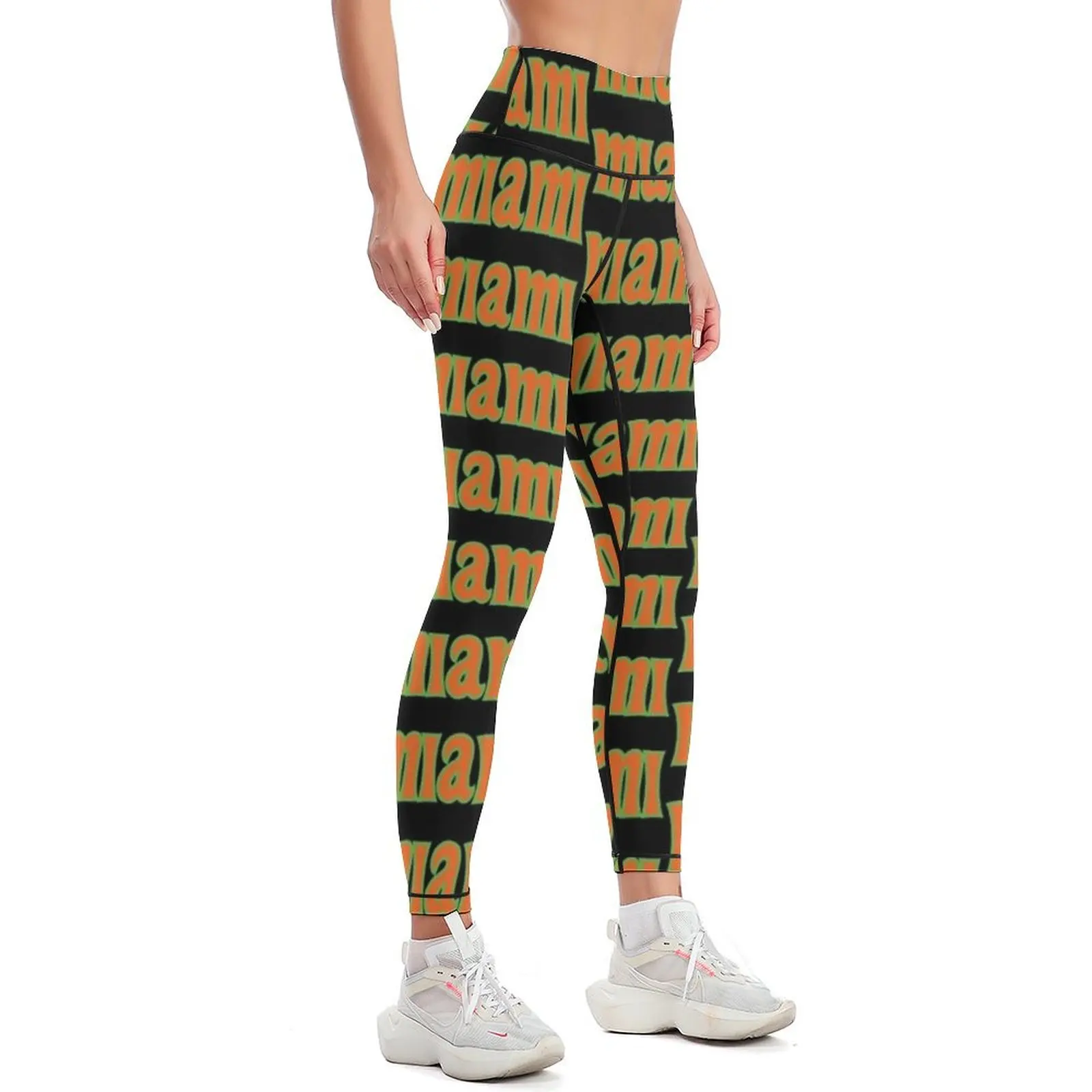 University Of Miami Leggings Pants sport jogging pants Womens Leggings