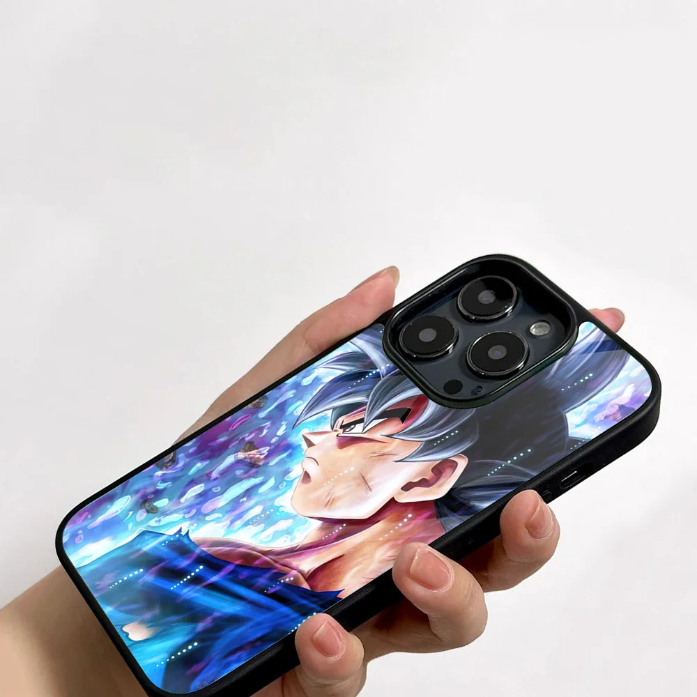 Anime D-Dragon B-Ball Cool Phone Case For IPhone 11 12 13 14 15 16 Plus Pro Max Mirror Acrylic PC TPU Cover