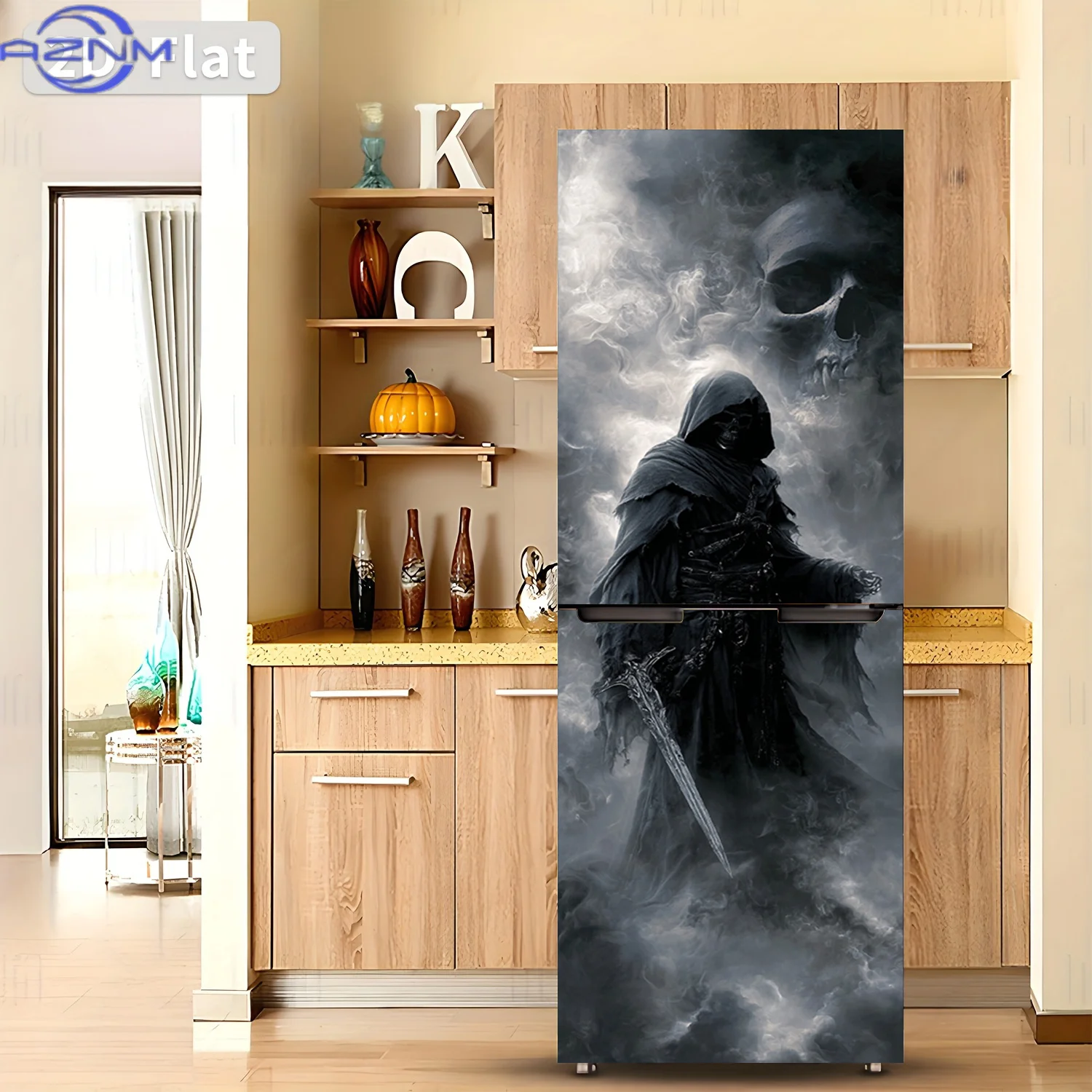 2D Flat Printing 1pc Refrigerator Sticker  