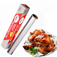 Household Outdoor Thickened Tin Foil Paper Disposable Aluminum Foil PaperAir Fryer Oven Food Grade BBQ Baking Tools
