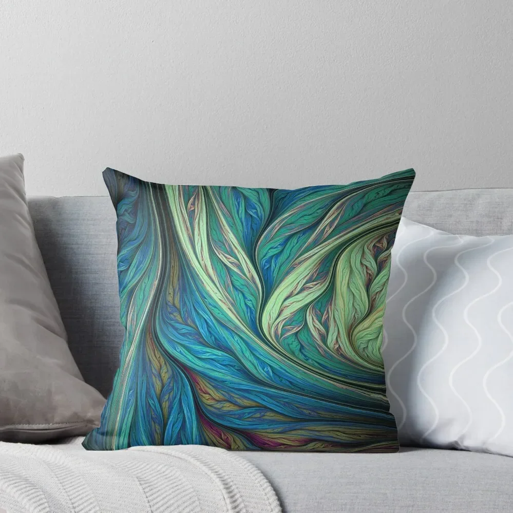 

Tropical leaves Throw Pillow home decor items New year Pillow