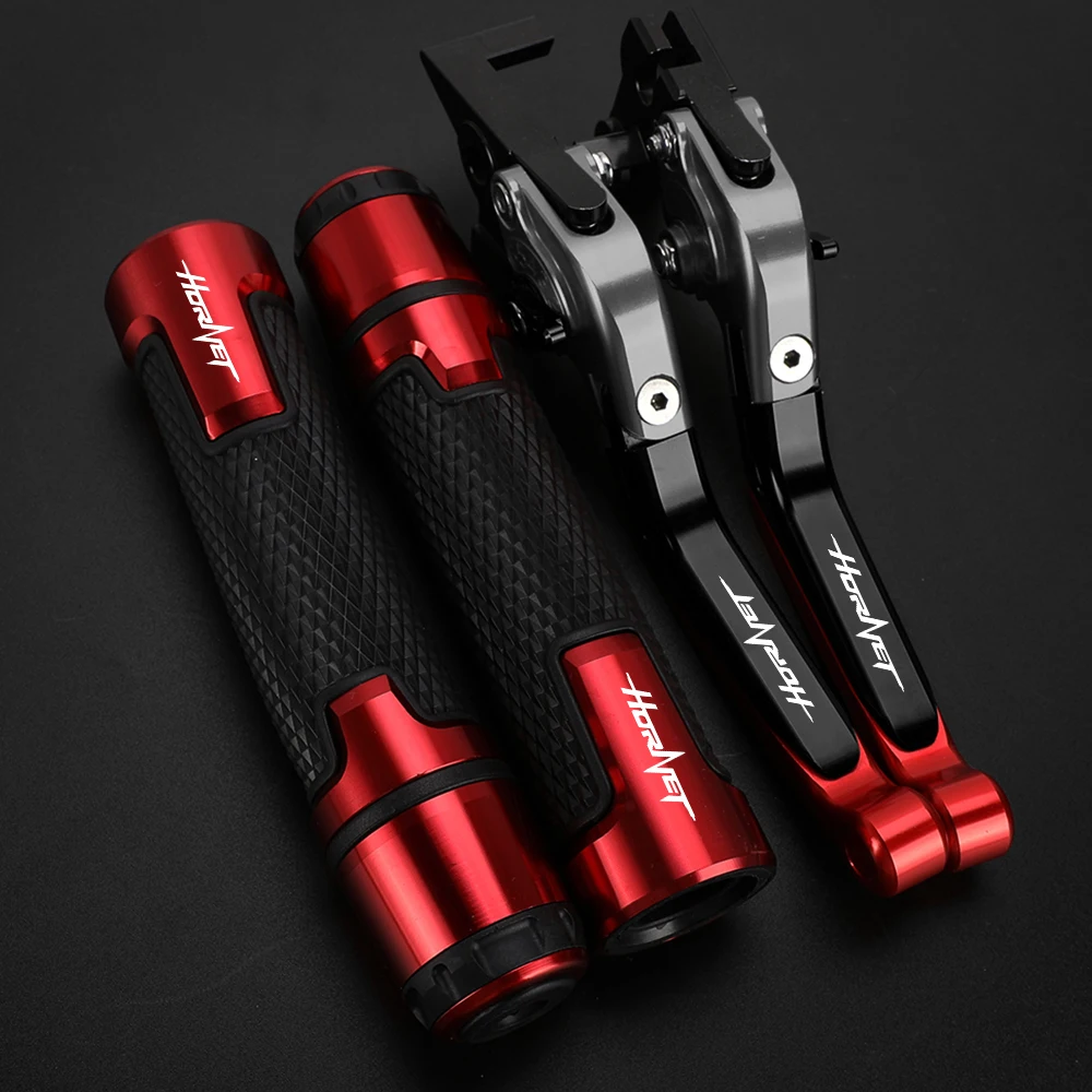 

Motorcycle Accessories Adjustable Brake Clutch Levers Handlebar grips ends FOR HONDA CB600F CB 600F HORNET 2007-2013 2012 2011
