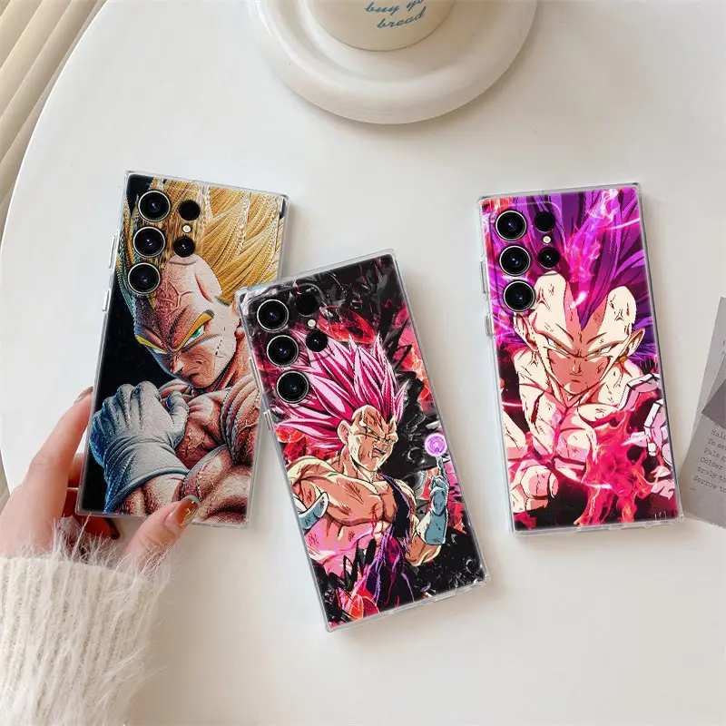 

Dragons Balls Super Vegeta Ultra Ego S26 Ultra Case For Samsung Galaxy S25 S26 S24 S23 Ultra S22 S20 Plus S21 FE A57 Phone Cover