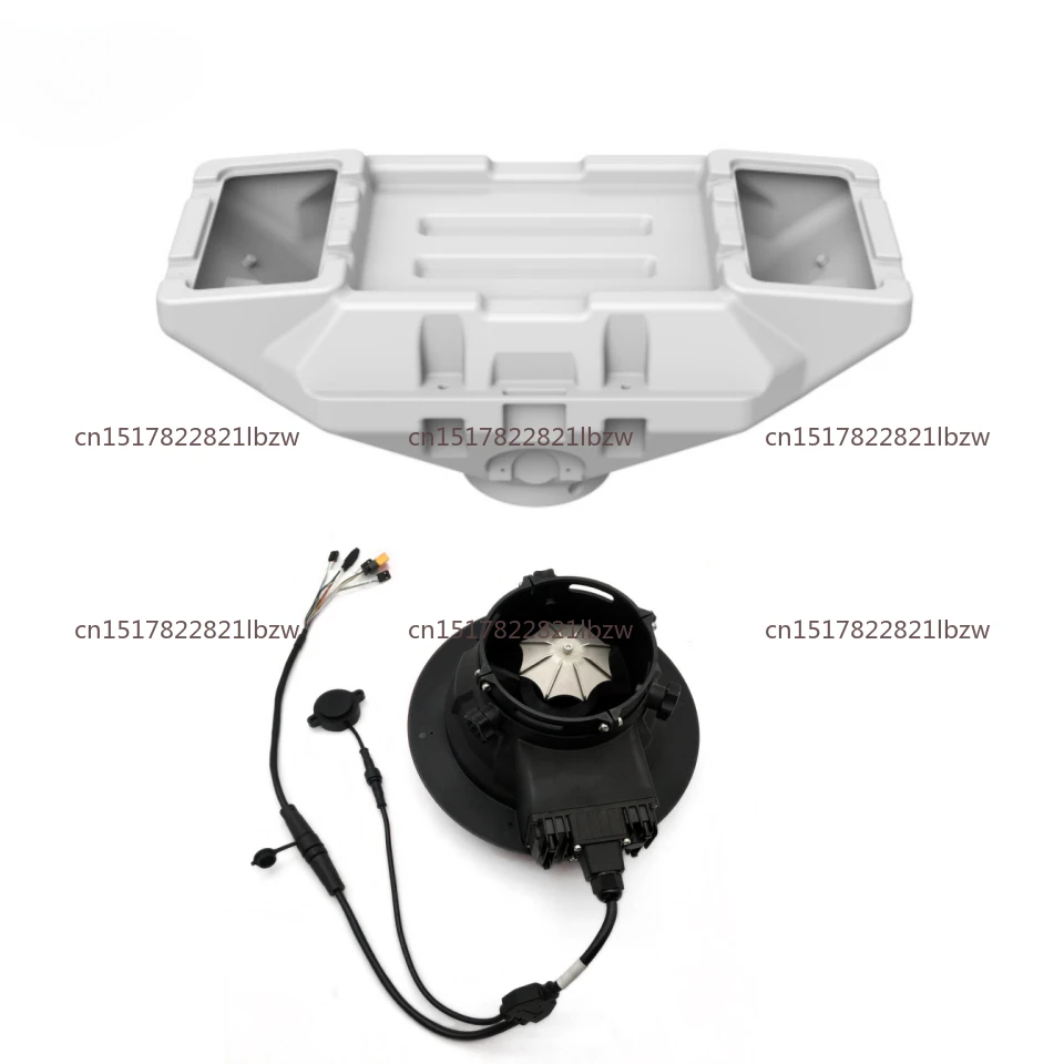 Inhibiting Clogging, Suitable for Agricultural Fertilization 2.4 Block Fertilizer Spreader, Efficient and Uniform Mixing,