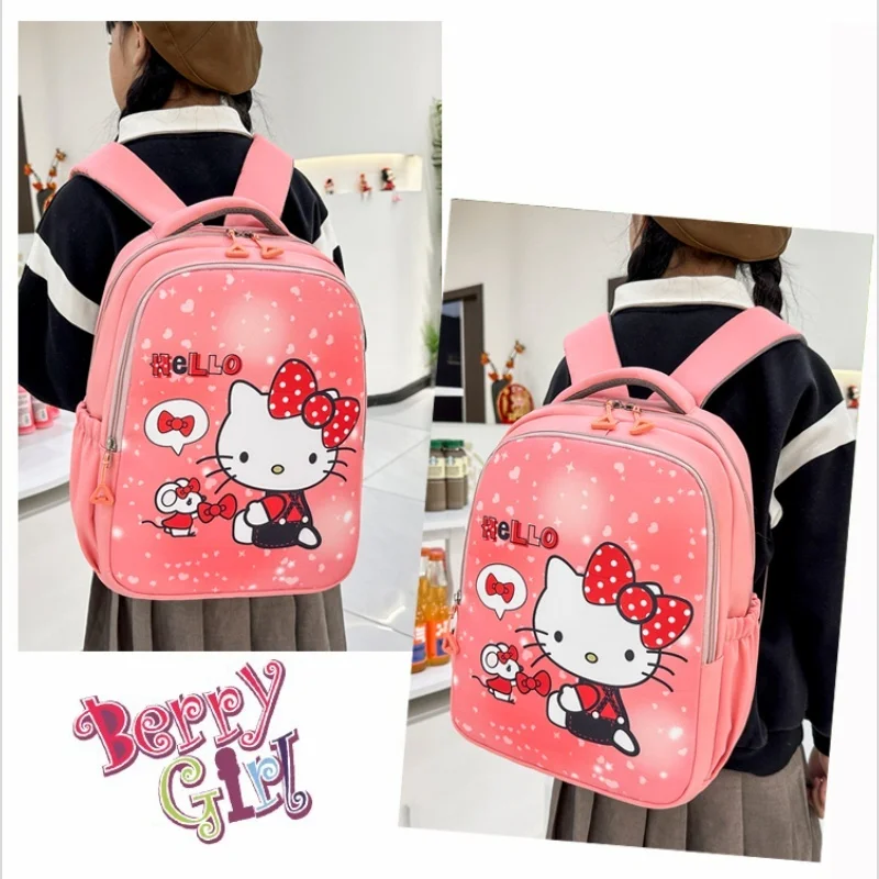 

Cute Hello Kitty Melody Backpack Set For Girls Boy 3 Piece Pupil School Bag Pencil Bag 6 12 Years Cartoon Student Gifts ﻿
