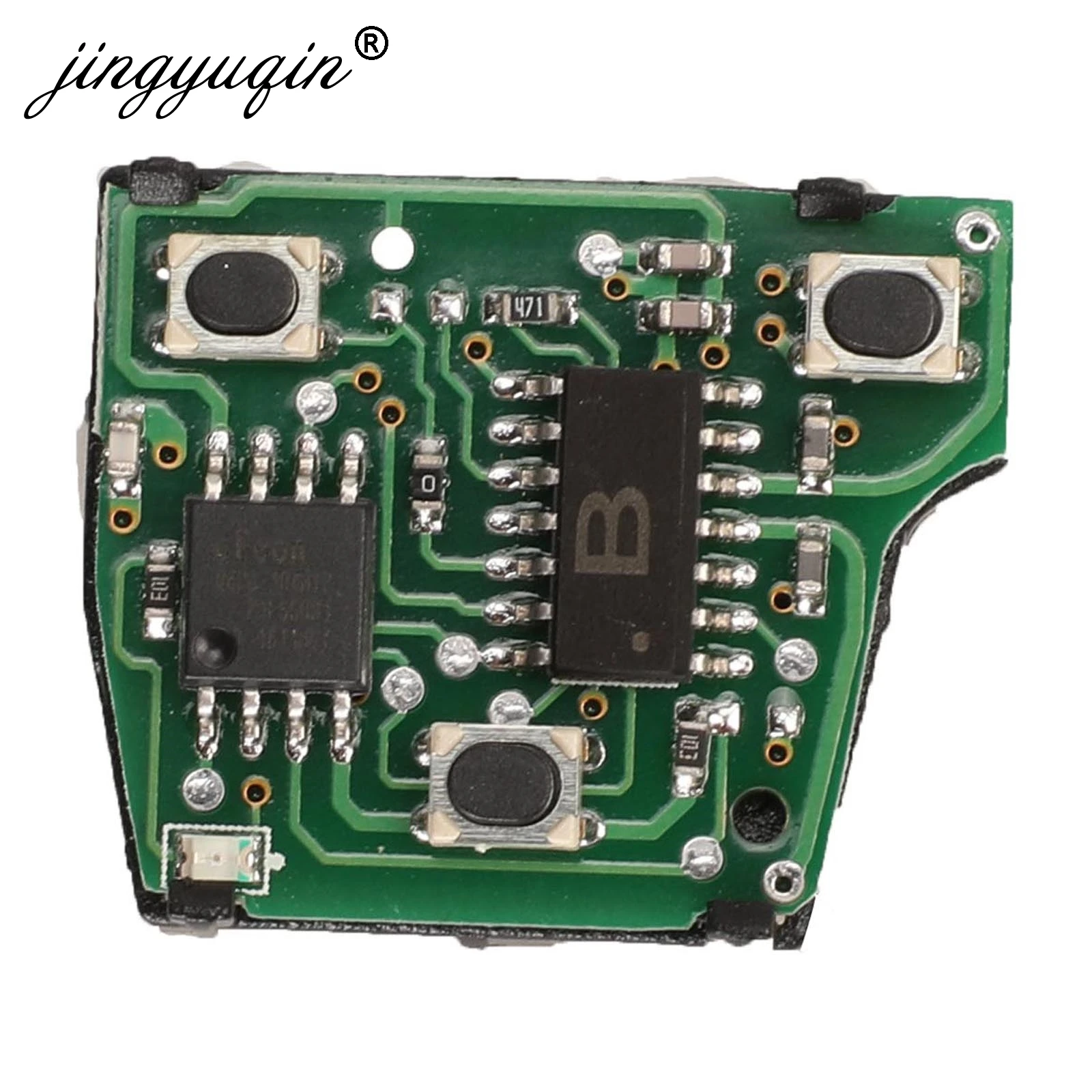 Jingyuqin-Clé télécommande à 3 boutons, 314MHz, pour Lexus jas330 2004-2006 jas350 2007-2009 LSturquoise ES330 SCturquoise Fit Toyota HYQ12BBT Chip 4D67