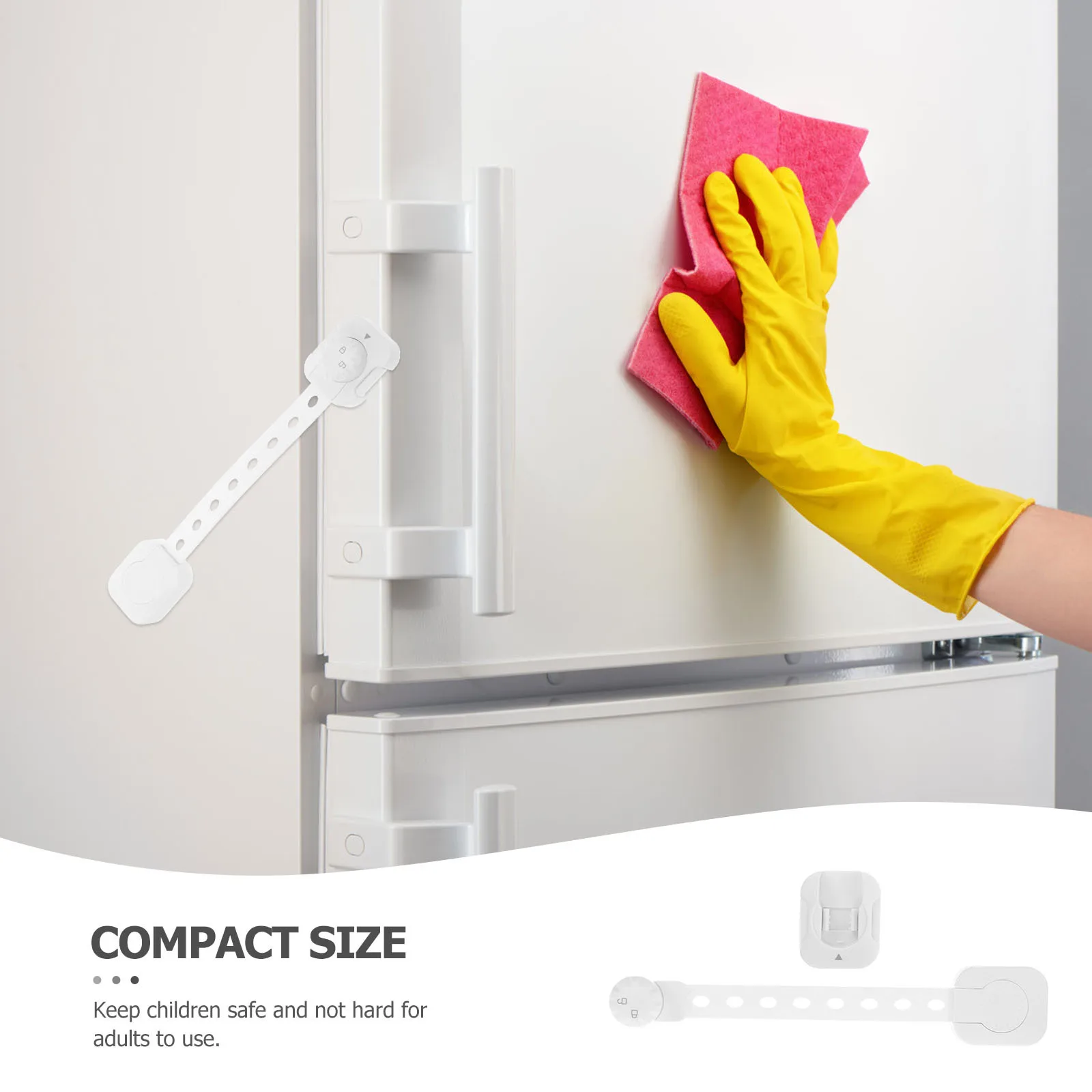 

Самоклеящиеся детские замки безопасности, белые для шкафов на холодильник, ящиков, дверей, замки с защитой от детей, защита для детей