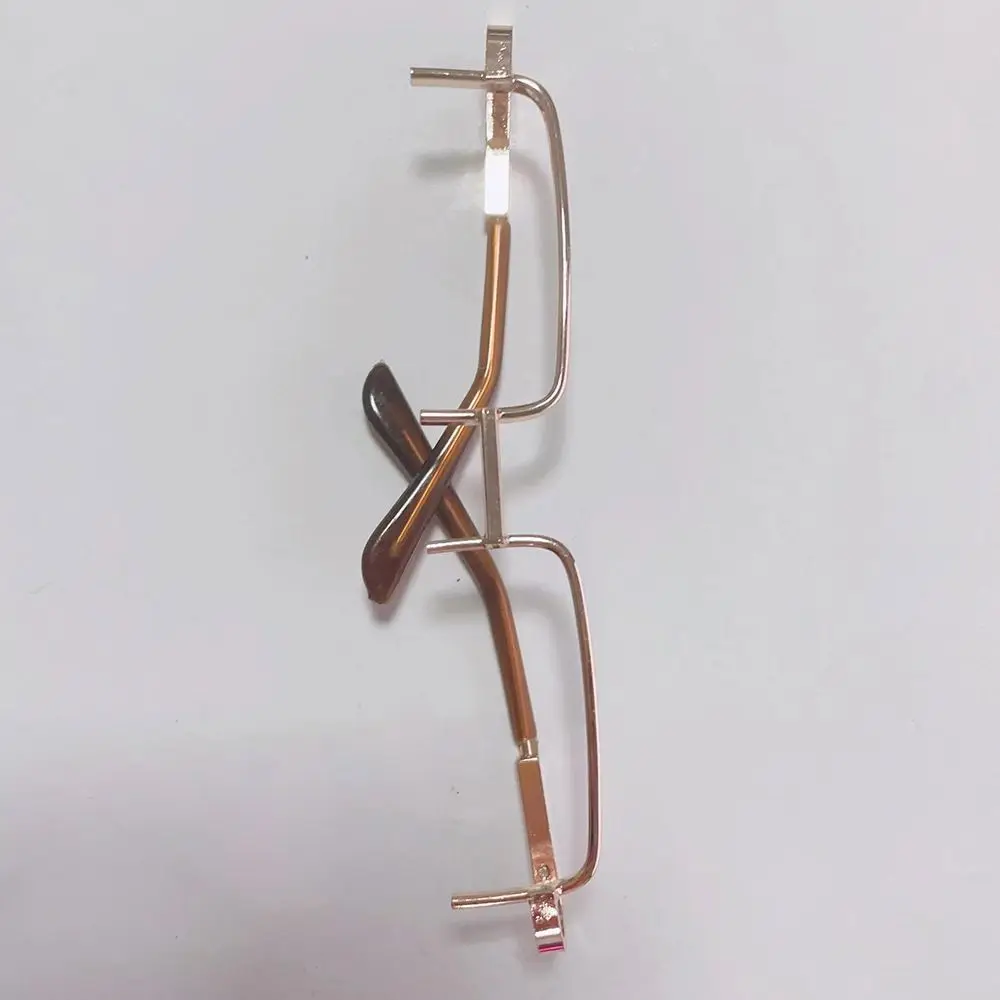 ครึ่งกรอบตุ๊กตาแว่นตา Creative Lensless โลหะตุ๊กตา Plush แว่นตาตุ๊กตาอุปกรณ์เสริมแฟชั่นแว่นตาสัตว์เลี้ยงสําหรับตุ๊กตา 20 ซม