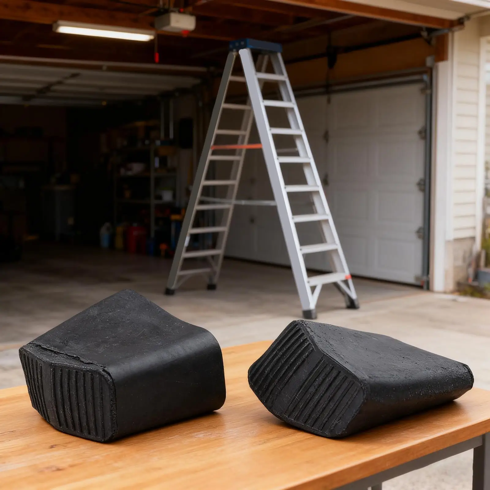 2Pcs Ladder Foot Pads for Enhanced Safety and Floor Protection Designed for Compatibility with Folding Ladders