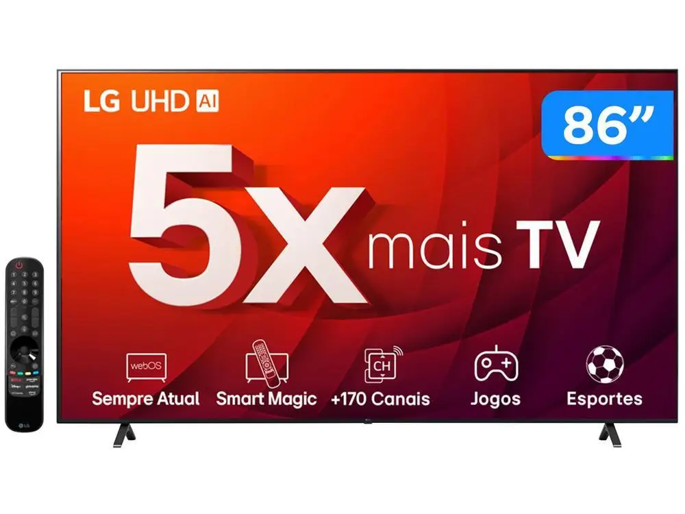 Smart TV 86 ”4K UHD LED LG 86UR8750