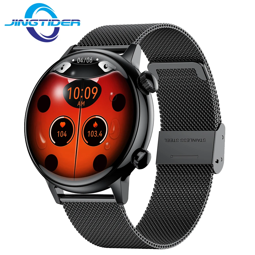 

Модные роскошные женские умные часы HK39T 1,19-дюймовый AMOLED-экран с сапфировым стеклом, женские умные часы, женские Bluetooth-вызовы для фитнеса
