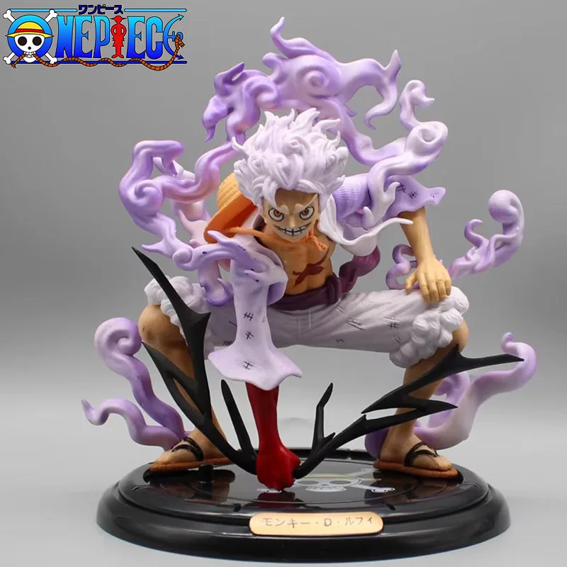 Gk Five Gear One Piece Nika Crouching Sun God Luffy Catch Lightning Special Effects Collectible Trendy Figures Toy Model Decor