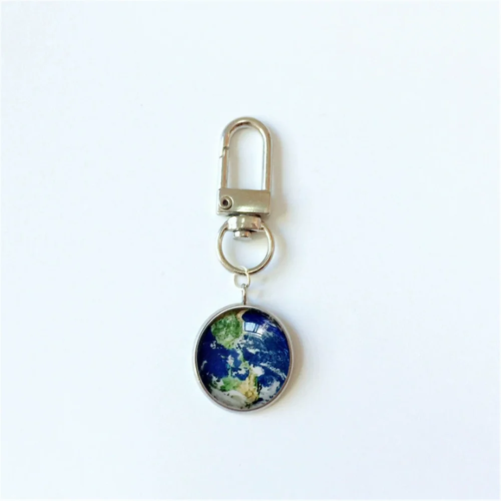 20 x Car Metal Keychain Door Buckle Style Keyring  For Earth Moon China United Nations Hawkish America UK Brazil France Flag