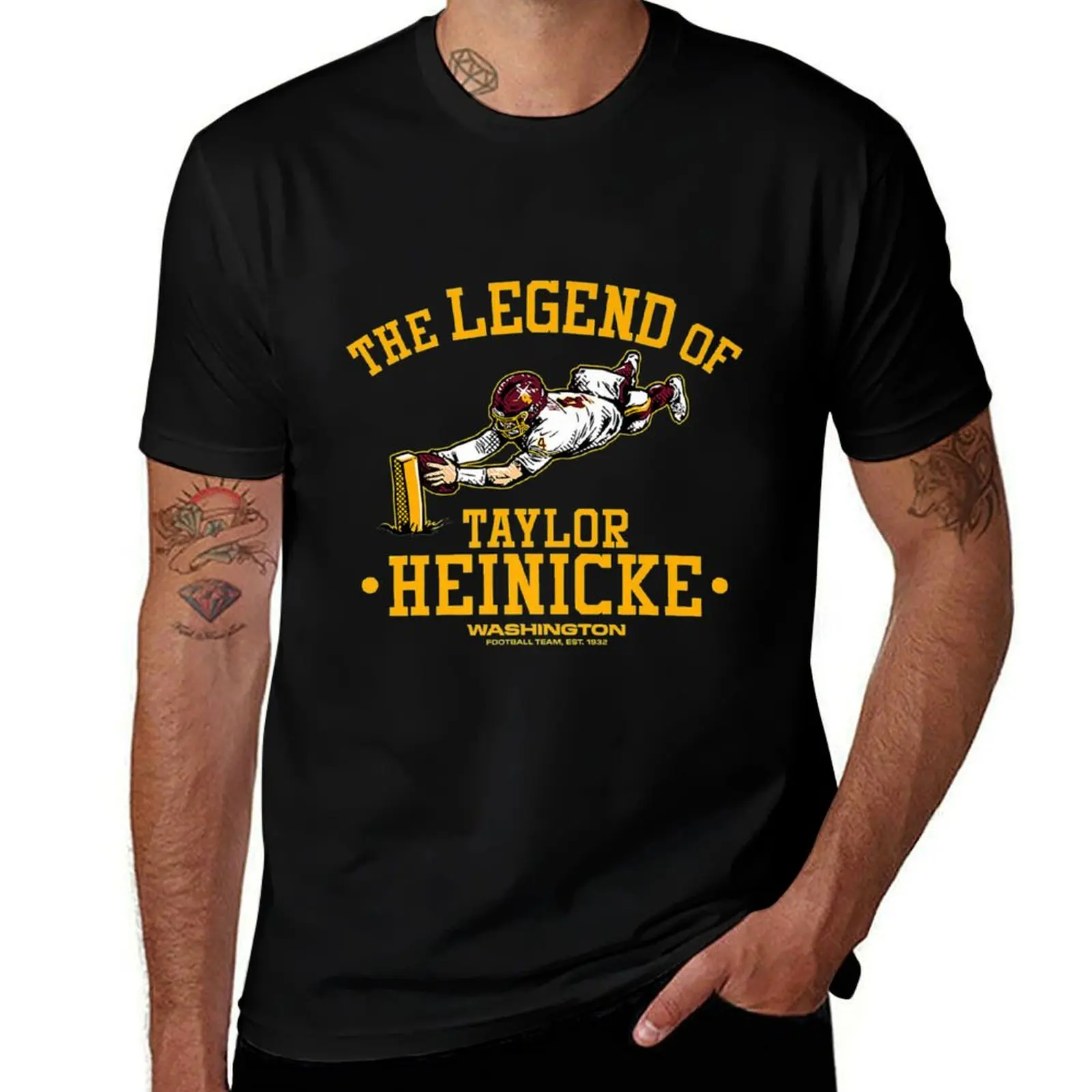 

for Legend high The man Washingtons t cotton man pack T-Shirt t quality of cotton shirts Henicke Tayor Team shirt