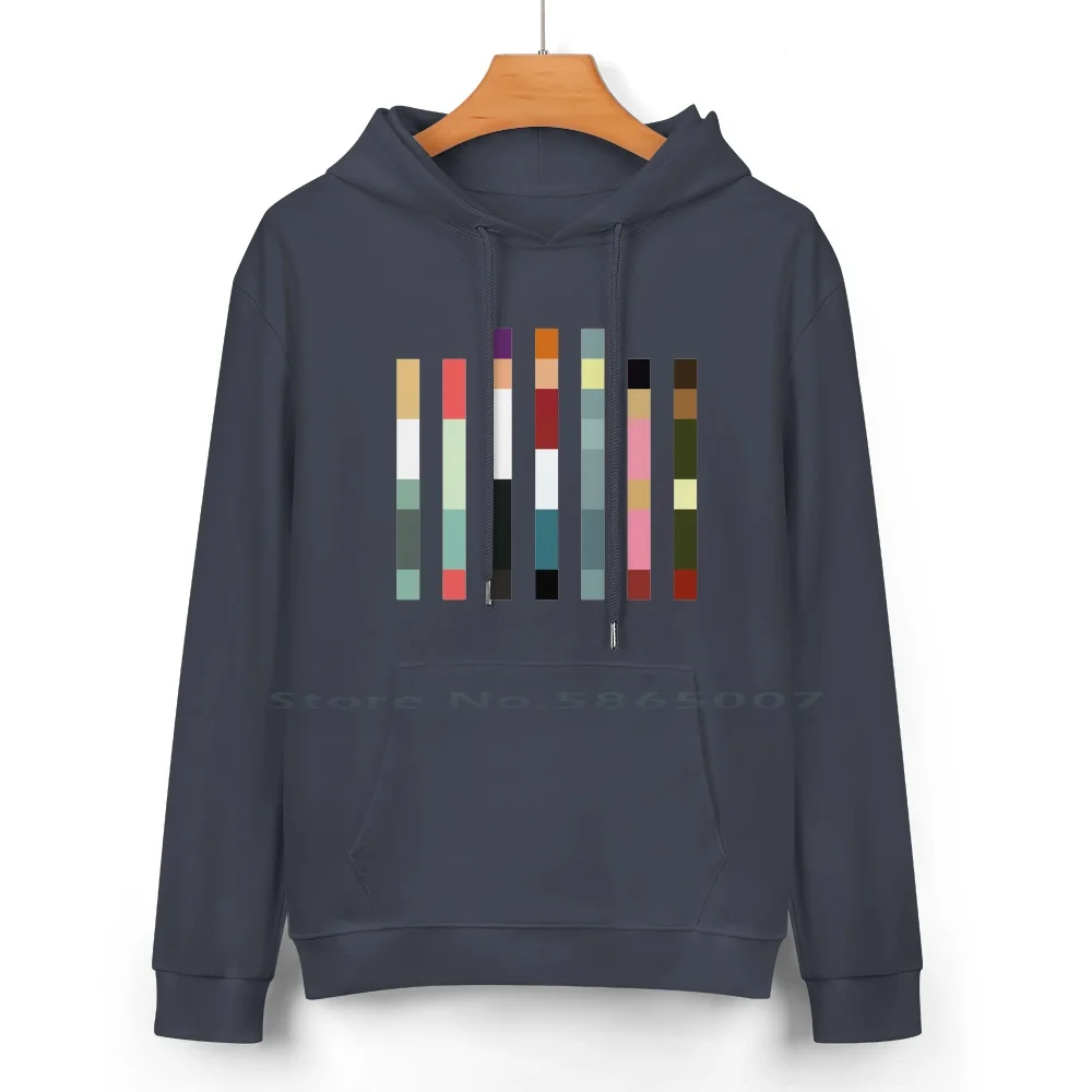 Look Closely ( Barcode Edition ) Pure Cotton Hoodie Sweater 24 Colors Cartoon Fry Leela Amy Zoidberg Farnsworth Professor