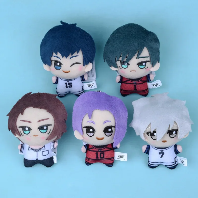 12cm ブルーロック ぬいぐるみ アニメ ドール おもちゃ バッグペンダント イサギ・ヨイチ ナギ・セイシロウ ミカゲ・レオ イトシ・リン バックパックキーホルダー