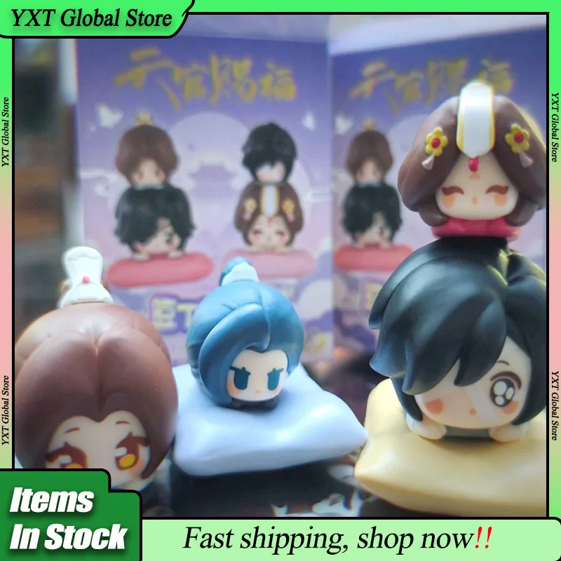 

Genuine Heaven Official'S Blessing Stackable Mini Xie Lian Hua Cheng Blind Box Kawaii Desktop Surprise Decor Figure Doll Gift