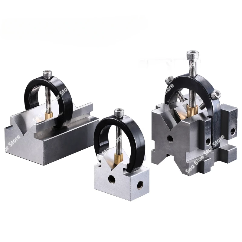 

Stainless steel V-block with V-table Stainless steel precision fixed round bar correction fixture Scribing and pressing V-frame