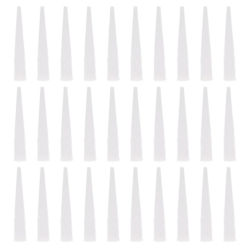 

Y1UD 30 pieces/set Sausage Caulking Gun Tips Cone Trowel Nozzles Caulk Nozzle for Sausage and Bulk Caulk Guns Sausage