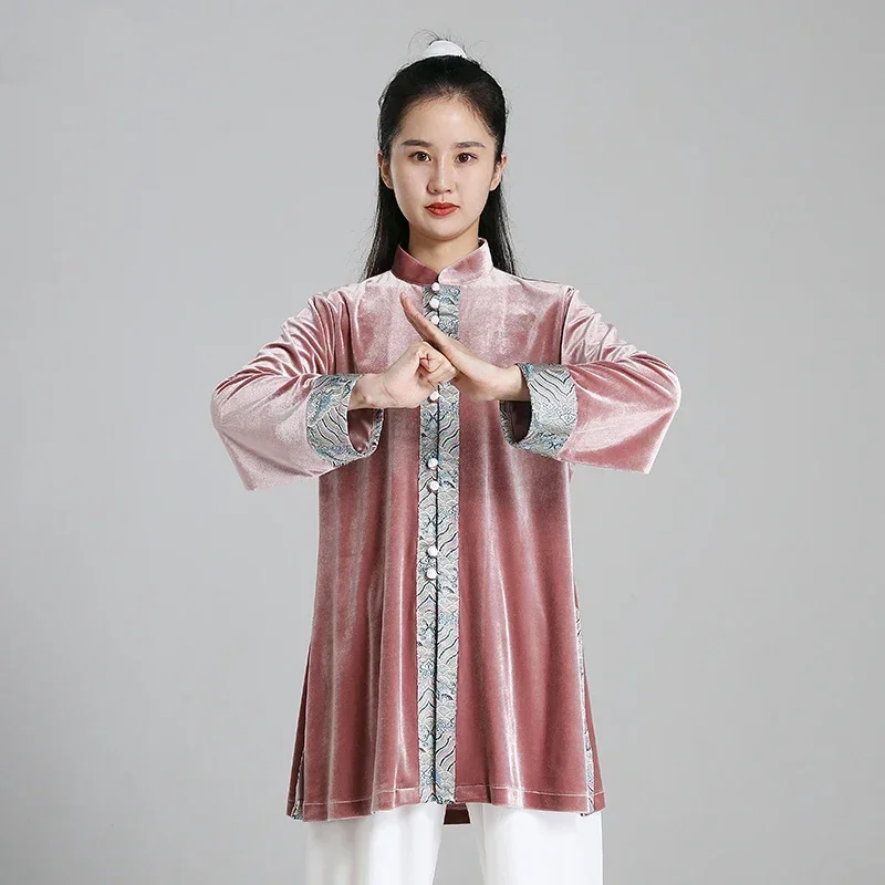 Winter Thicken Tai Chi Clothes Women Wushu Clothes Kung Fu Competition Clothes Martial Art Uniform Wrinkle Free 2025 - Image 2