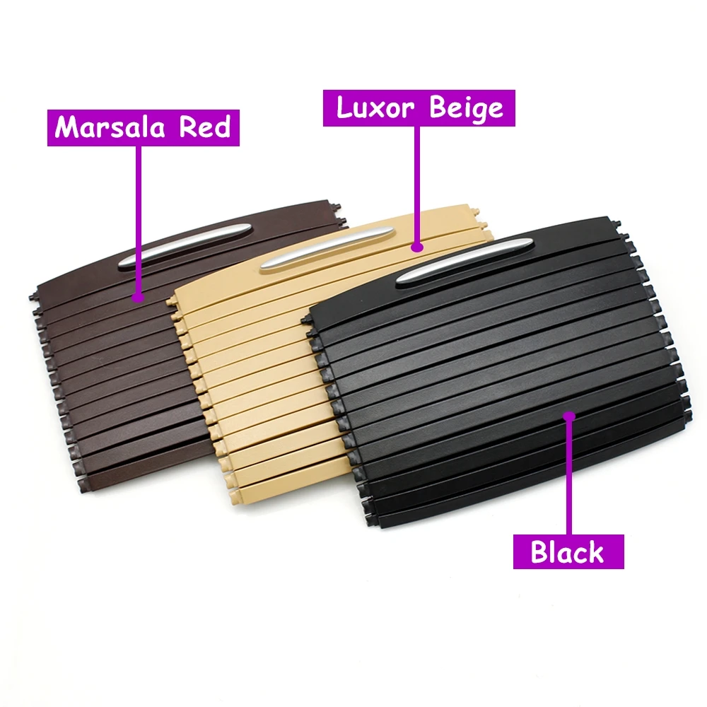970 2013-2016 Car Center Armrest Box Sliding Shutter Cup Holder Roller Blind Cover For Porsche Panamera Executive 9705532250