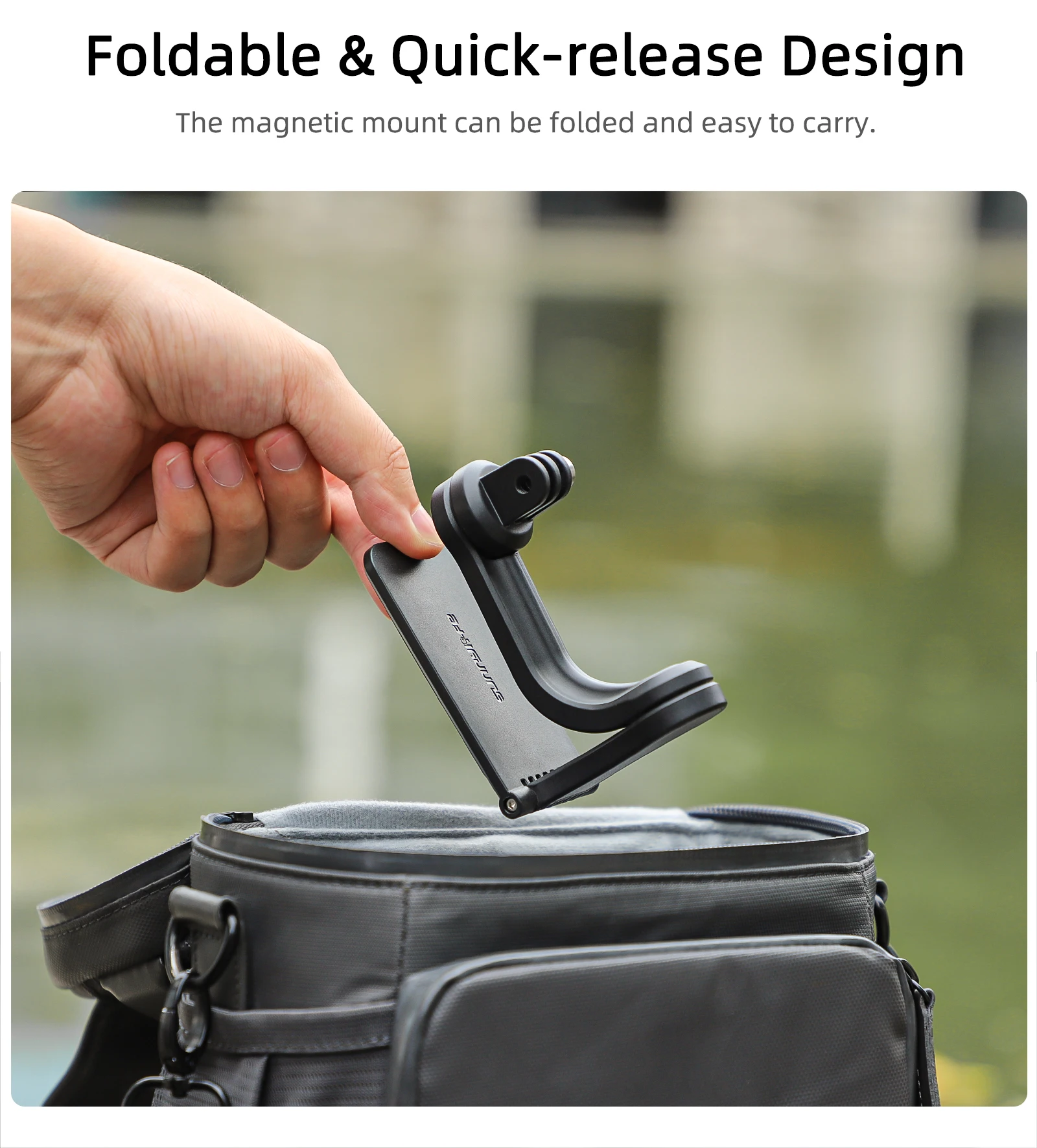 Support à Clip magnétique à prise rapide, support magnétique rotatif multi-axes, adaptateur, accessoire de caméra d'action