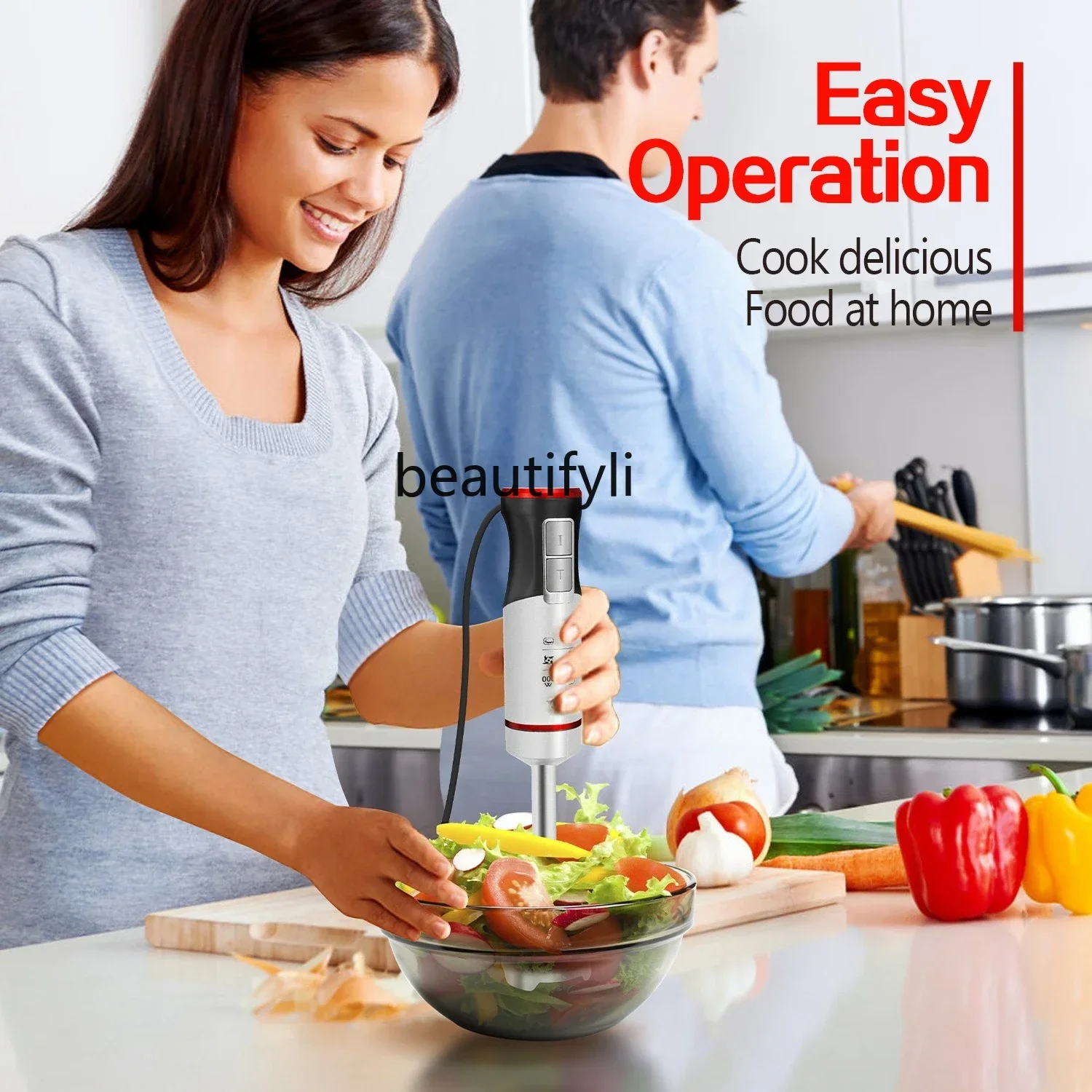 

Household mixer, complementary food cooking small grinding minced meat handheld cooking stick mixer smt61