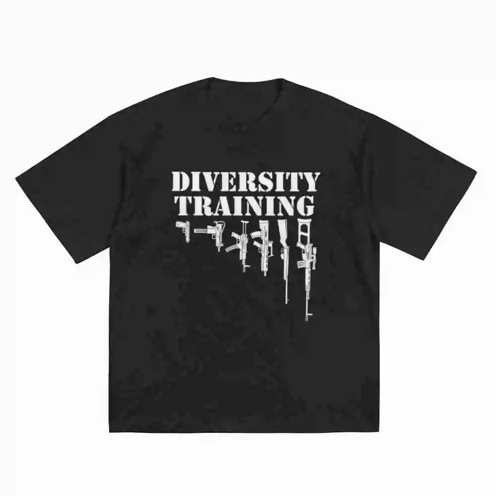 Long Range Shooting Competitive Training Short Sleeve Tee 100% Cotton T-Shirt