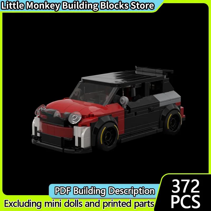 Speed Racing Car Model MOC Building Bricks High-Performance Compact Car Modular Technology Children Holiday Gifts Assemble Toys