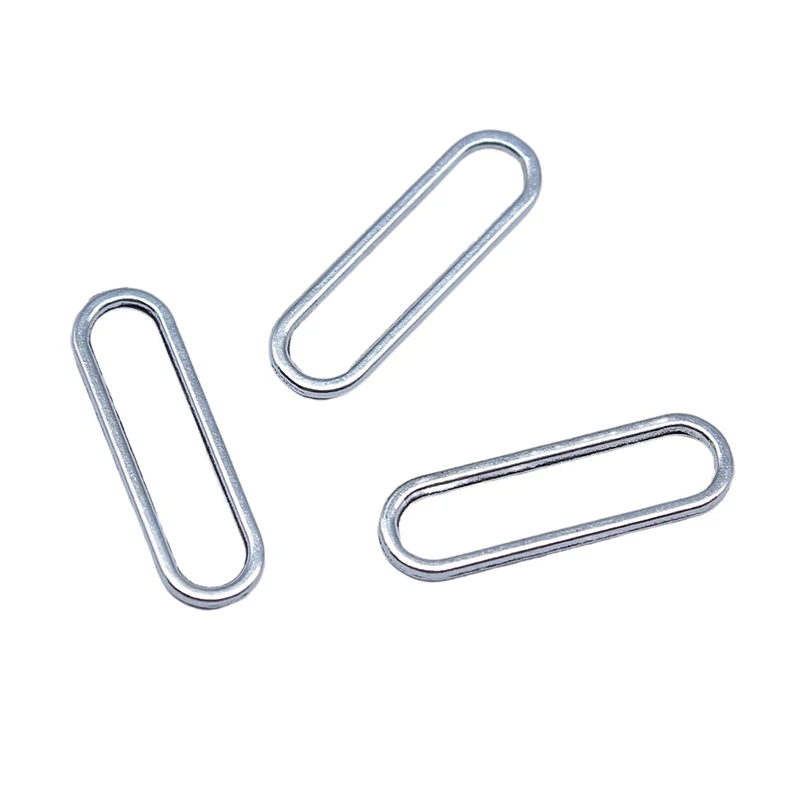 

100pcs/lot Mixed Antique Alloy Metal Oval Ring Pendant For Charm Making DIY Bracelets Necklace Accessories