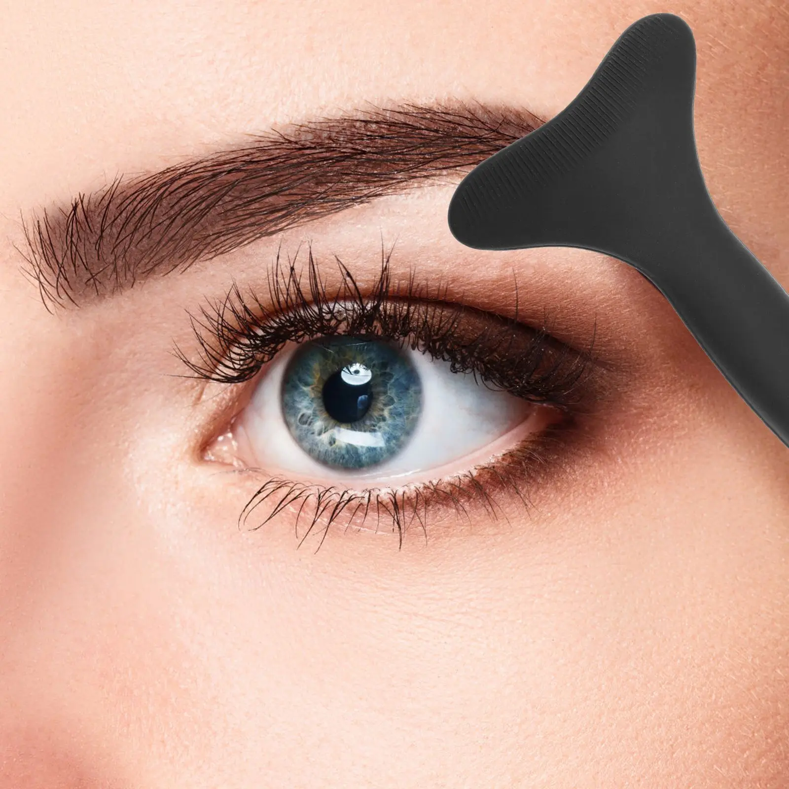 6-delige siliconen wenkbrauwborstel Grooming Tool Wenkbrauwkam Veilige huid Make-up schaar Schoonheidsaccessoire voor professioneel gebruik Gezichtsbehandeling