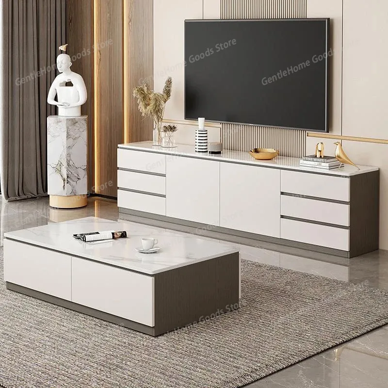 

Center for Living Room modern TV Stand for 55 Inch TV Entertainment Center with Drawers TV Cabinet Console with Storage Cabinet