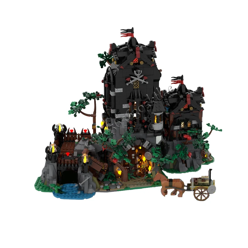 نموذج جديد 3123 قطعة تخصيص MOC الإبداعية وولف كينغ لير بناء نموذج اللبنات مجموعات تجميع الطوب لعب الاطفال الهدايا