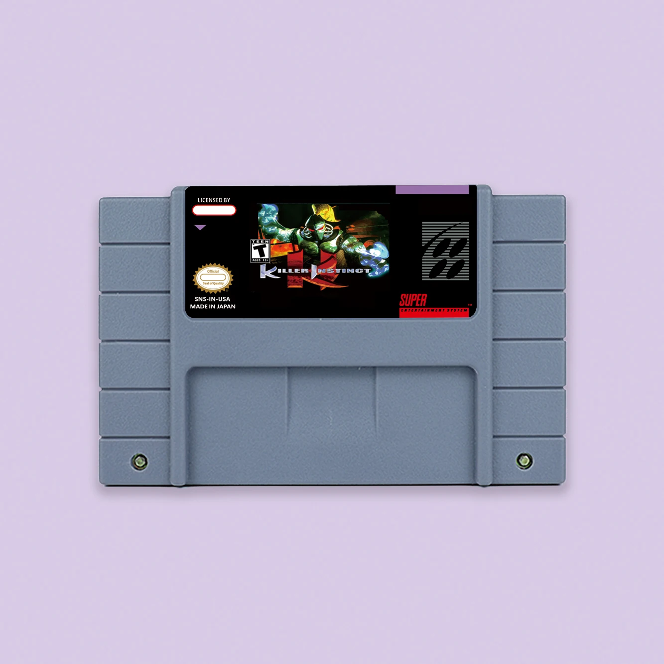 Killer Instinct Action games for SNES 16 bit USA NTSC or EUR PAL Video Game Consoles Cartridge