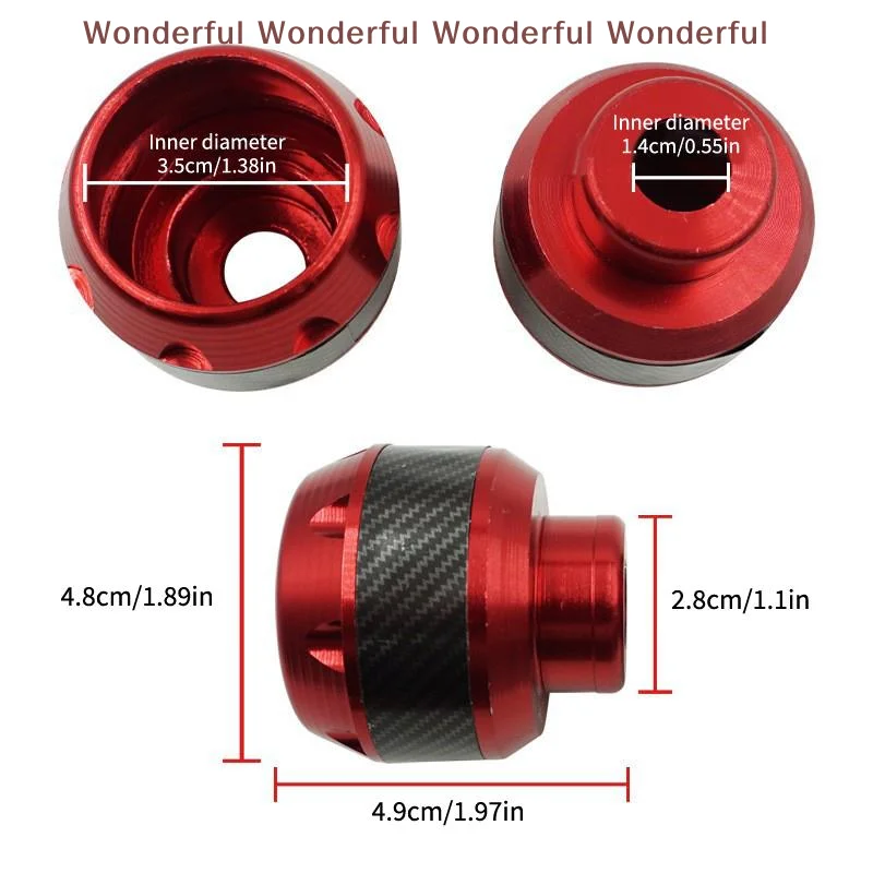 

1Pair Universal Front Suspension Protection Cup Frame Slider Falling Protector