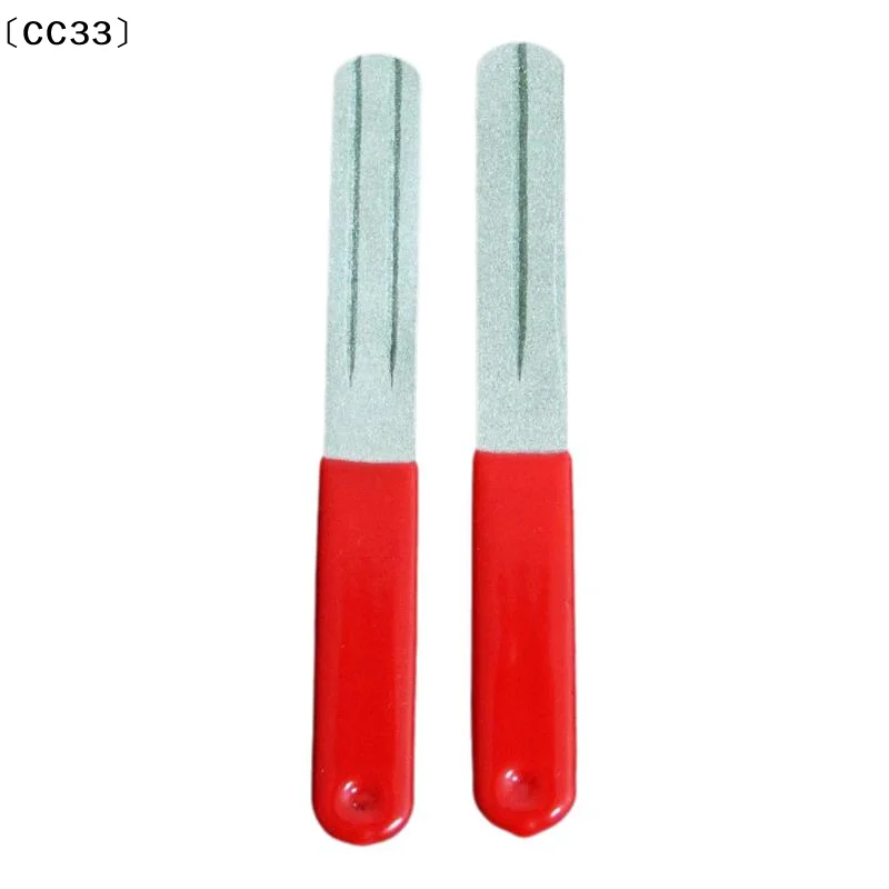 1Pcs Anti-skid Portable Three Grooves Sharpeners Adamas Fishing Hook Sharpener EDC Grinder Accessories For Fishing Tools〔CC33〕