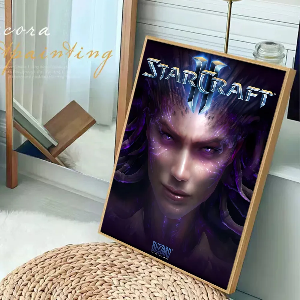 Starcraft 2 Game Whitepaper Poster HD Quality Poster Wall Art Painting Study Room Wall Decor