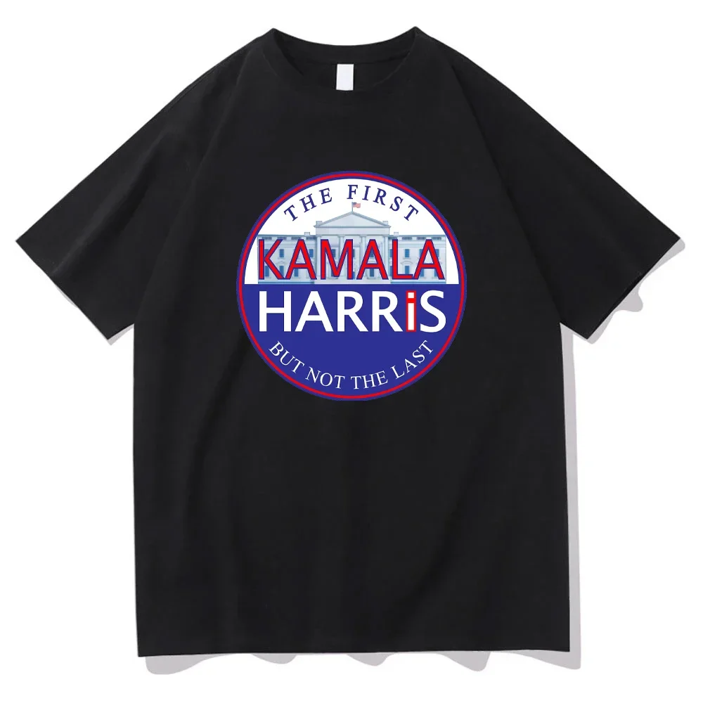 Kamala Harris  Classics Portrait  T-Shirt 2024 O-neck Funny Political Meme Tops All-match Men Print Camisetas   Tshits