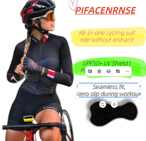 

2025 Cycling Uniform Custom Made Athletic Clothing Women's Cycling Jersey Sets, Cycling Uniform Professional Triathlon Jumpsuit