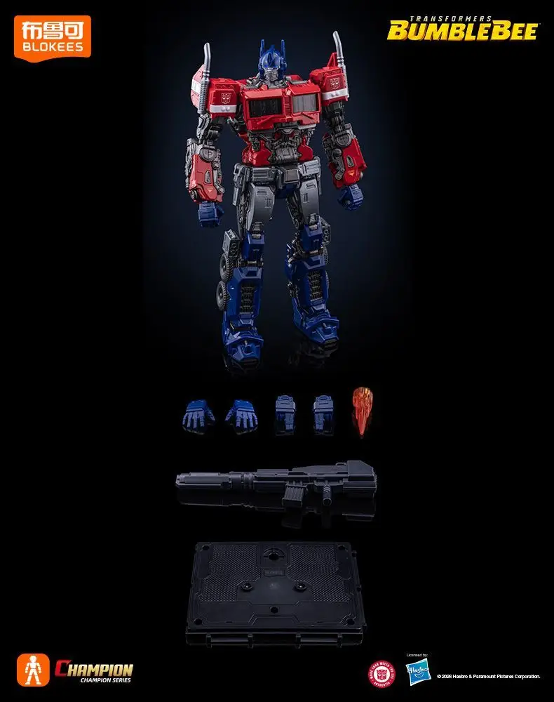 Original Blokees Champion Class Movie 6 Transformers Bumblebee Movie Optimus Prime Bumblebee Zusammengebautes Actionfiguren-Modell-Set – Detail 11