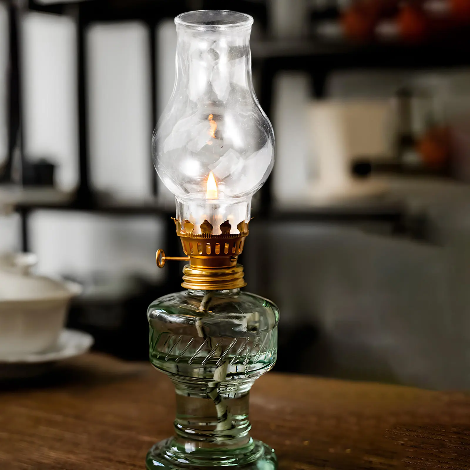 

2 шт. Стеклянные плафоны для ретро-ламп, прозрачные колбы-дымоходы, замена для плафонов, винтажный декор для освещения, незаменимый аксессуар