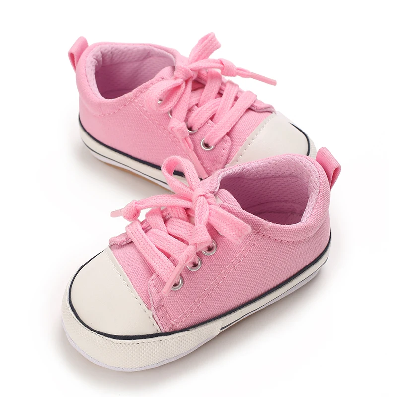 Frühlings- und Herbstkollektion: Neue Modische Vielseitige Stoffschuhe für Neugeborene, Bequeme Weichsohlen-Sneaker für 0-18 Monate – Detail 12