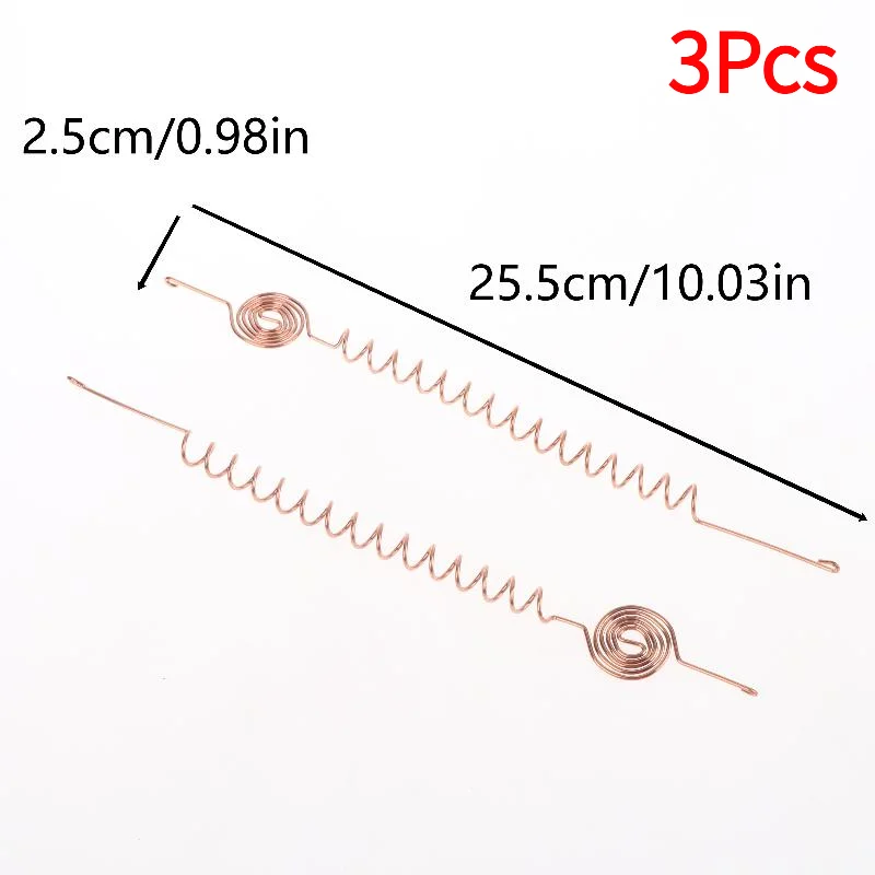 3Pcs Vitality Plant Growth Electroculture Plant Stakes Orgone Energy Copper Wire Coil Stakes Plant Support Stakes Garden Plants.