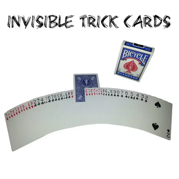 The Invisible Deck Rider Back Playing Cards Collectible Poker Card Games Entertainment Magic Tricks Illusions Magician