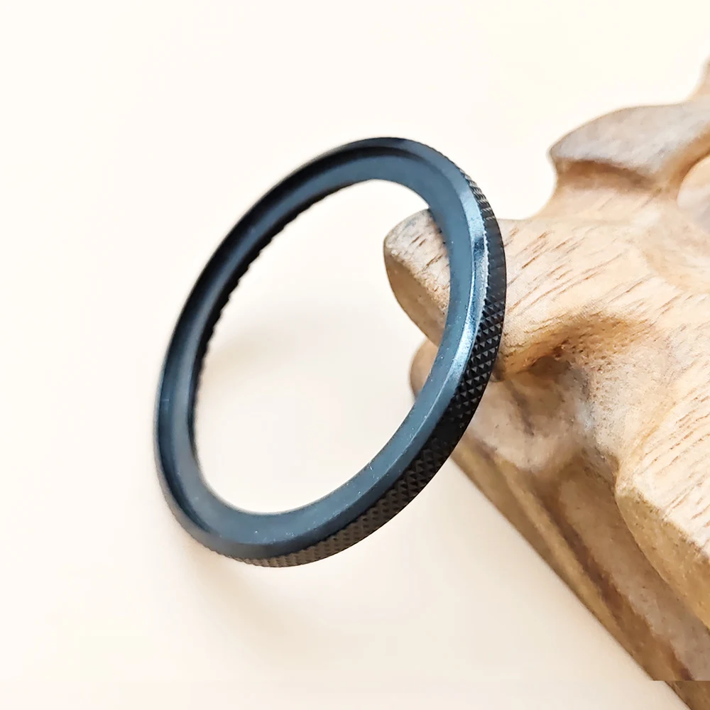 Lunetta in acciaio SKX007 personalizzata da 41 mm adatta per custodie per orologi SKX007 SRPD Lunetta girevole SKX e parti con clic a molla