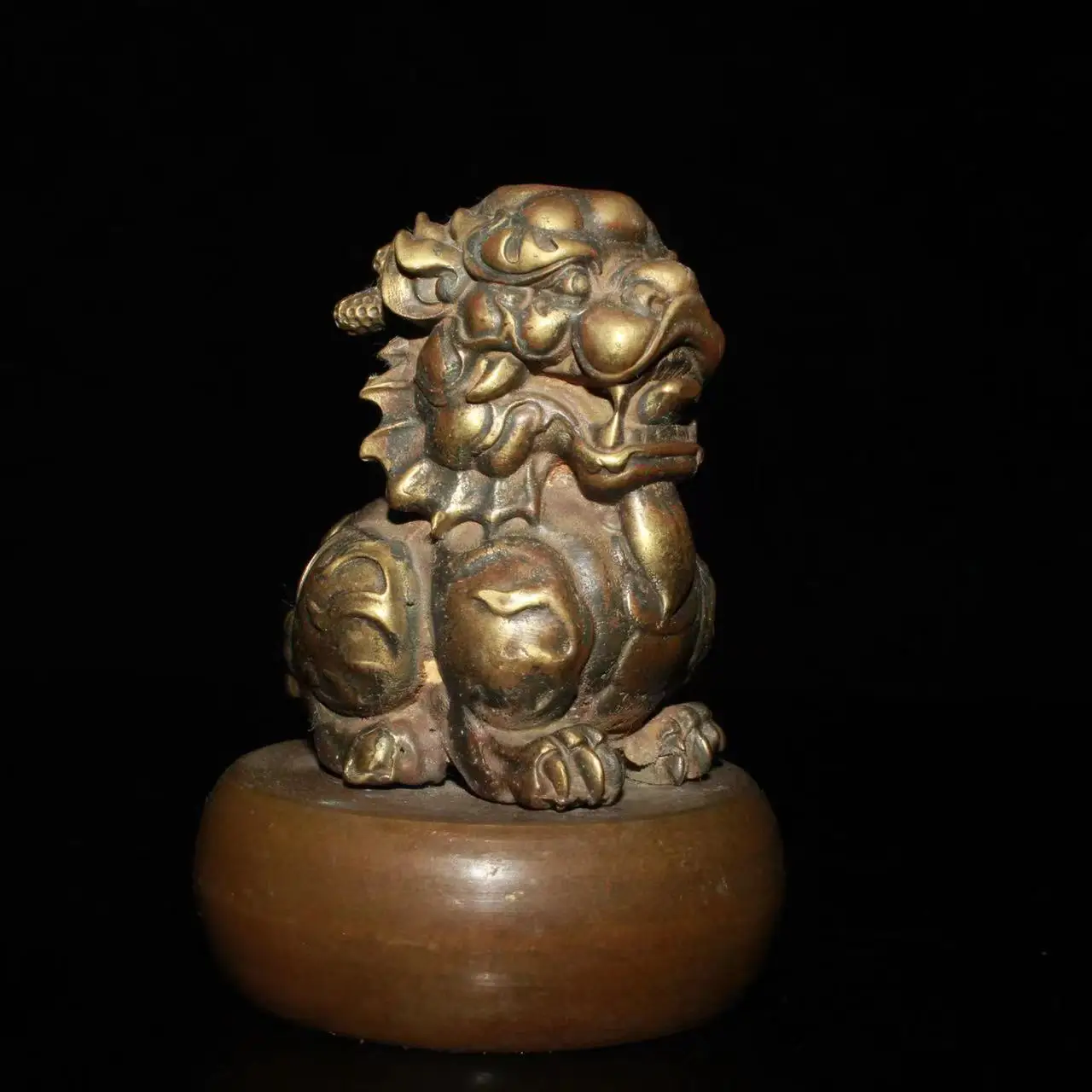 

Antique Chinease copper Cartoon Lions statue, Handicrafts, best collection&adornment, Free shipping