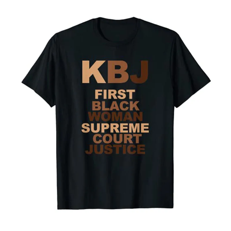 Ketanji Brown Jackson 1st Court Justice Black Woman T-Shirt Feminism Justice Equity and Inclusion Clothes Black-Pride Tee Tops