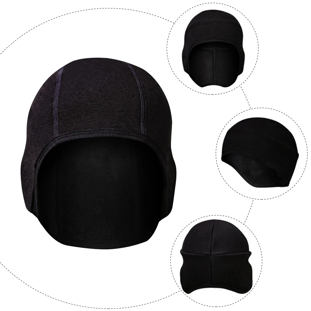 

1pc Windproof Thermal Liner Cap Supply Bike Anti-Splash Under Cap Warm Bike Ear Protection Outdoor Sport Hat