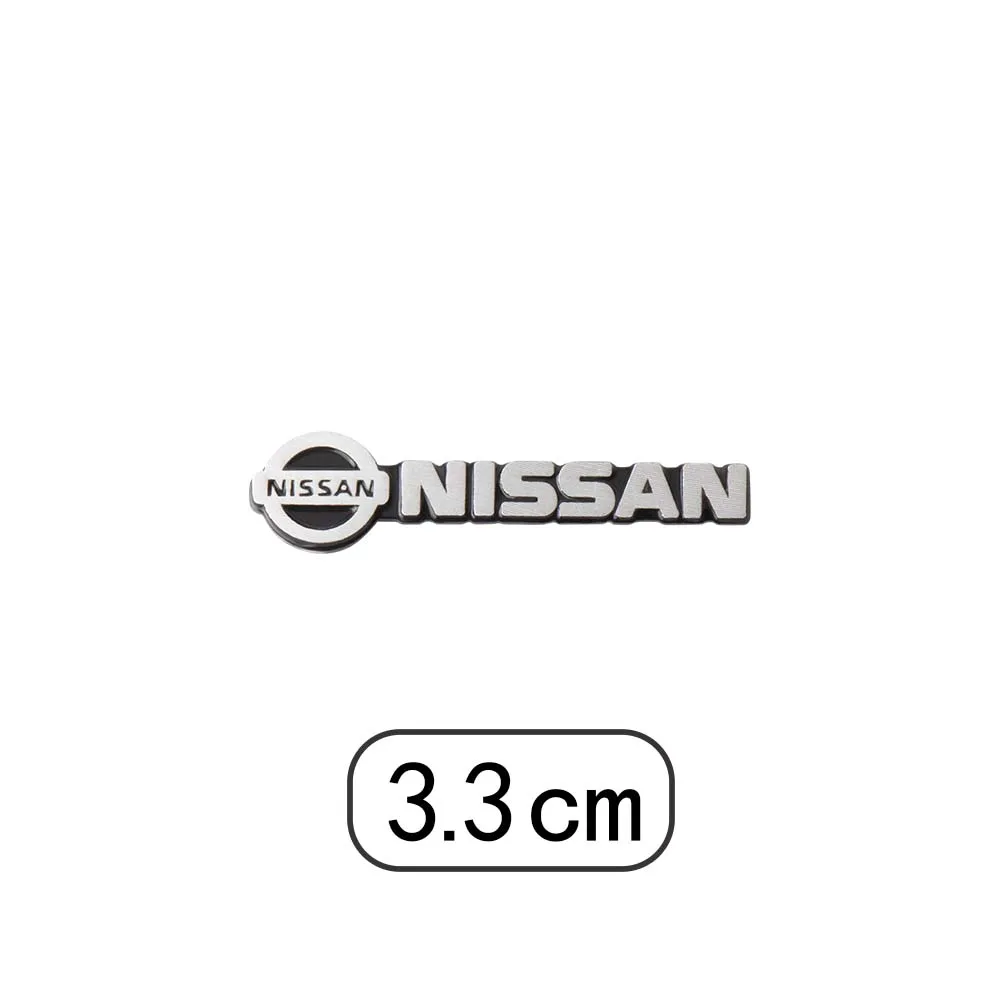 2/4Pcs Car Styling Aluminum Badge Car Audio Decorate Sticker Accessories For Nissan Nismo Tiida Qashqai GTR 350Z 370Z 240SX ECT