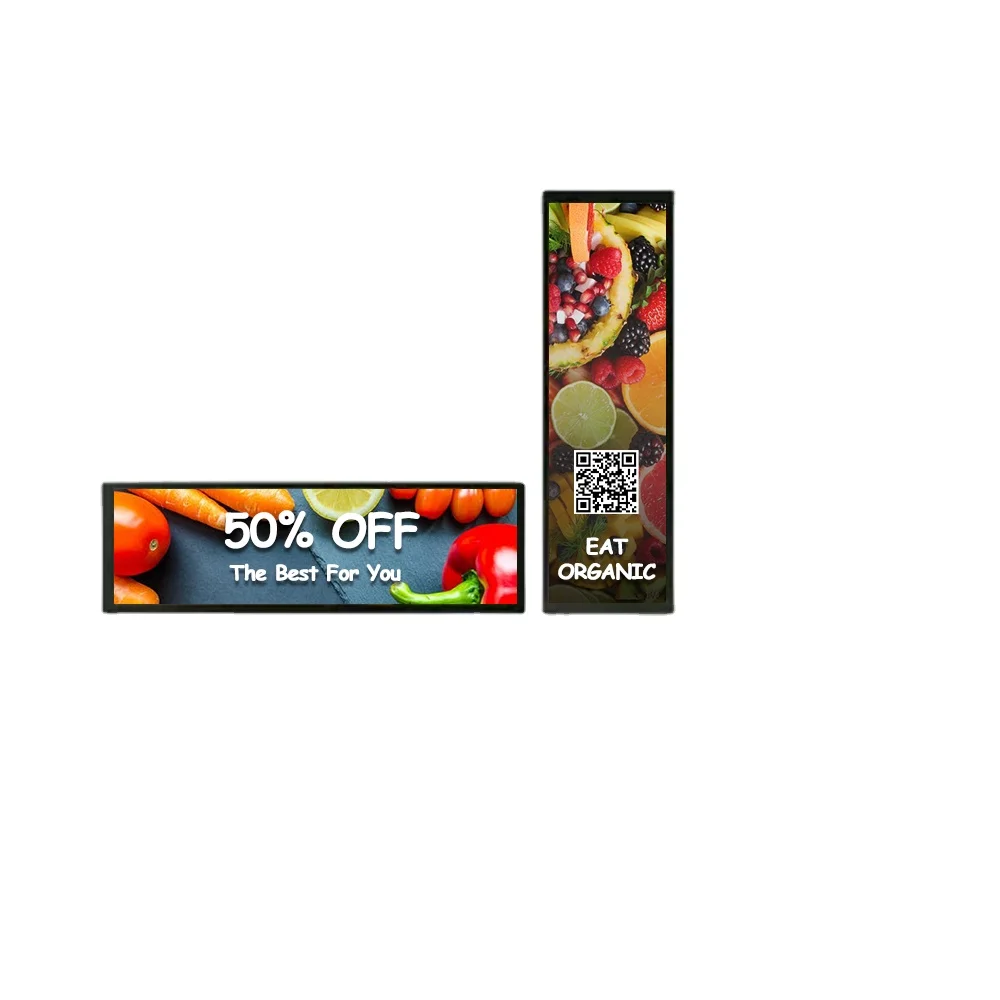 

SUNY S-CN290TXP01-V01 23.6" Stretched Bar LCD Digital Signage Display With 1920x540 Resolution For Store/Supermarket Use